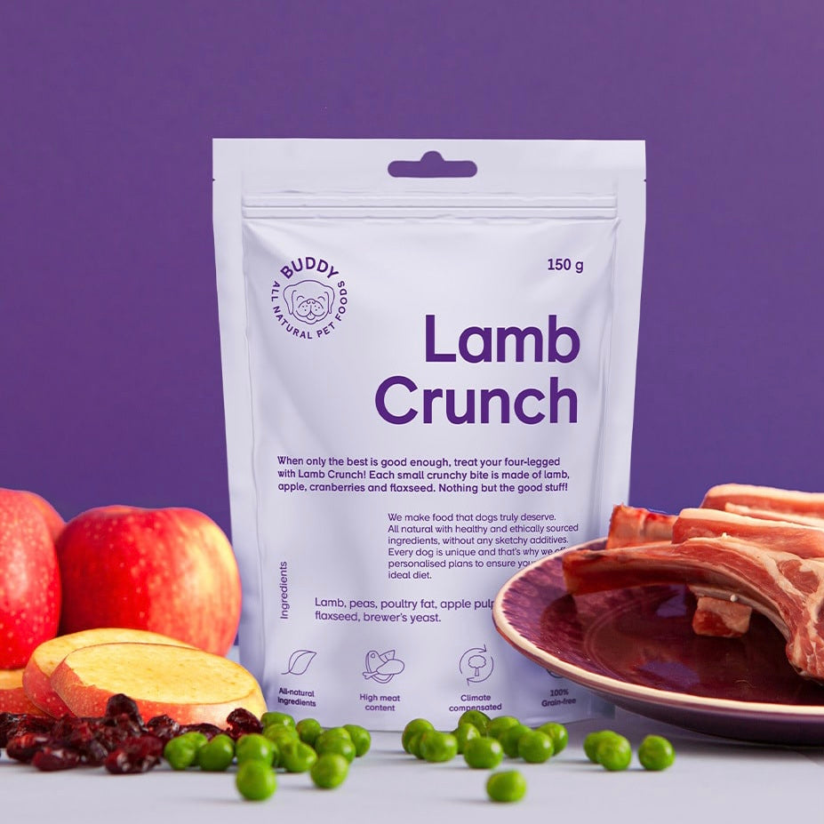 Lamb Crunch with cranberries