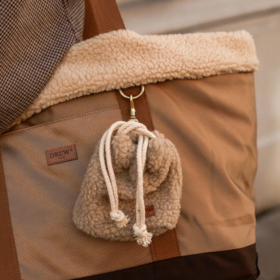 Dog carrier with teddy lining Aspen