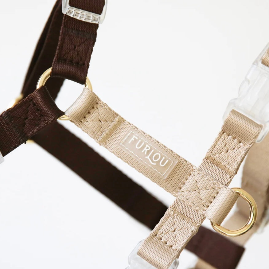 Brown and Tan Dog Harness