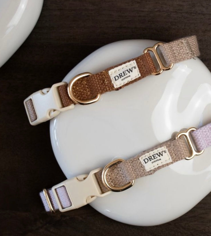 Cortado Dog Collar beige/brown