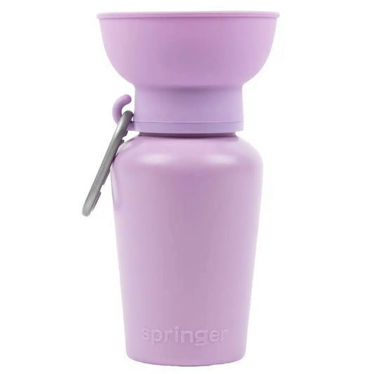 Flip travel bottle purple