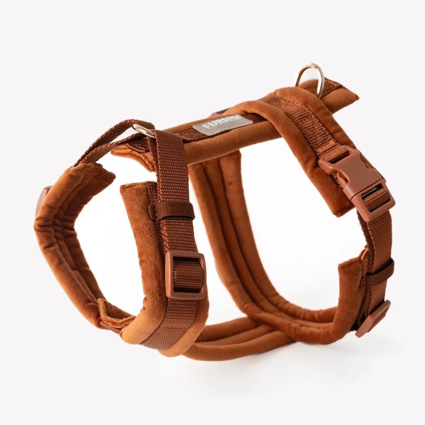 Velvet Dog Harness clay