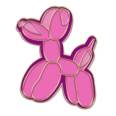Collar charm Balloon Dog pink