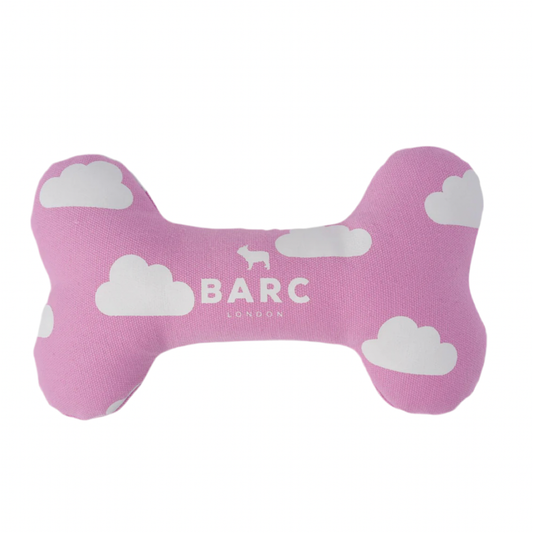 Cloud Squeaky Dog Bone Toy