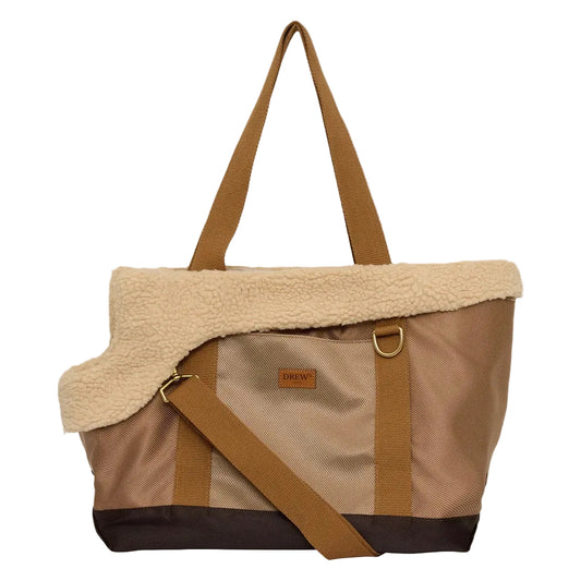 Dog carrier with teddy lining Aspen
