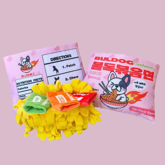 Bul-dog Ramen Noodles Dog Toy