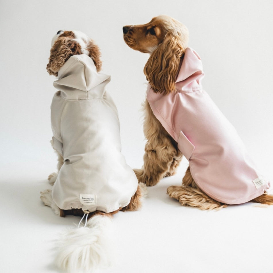 Dog Raincoat beige