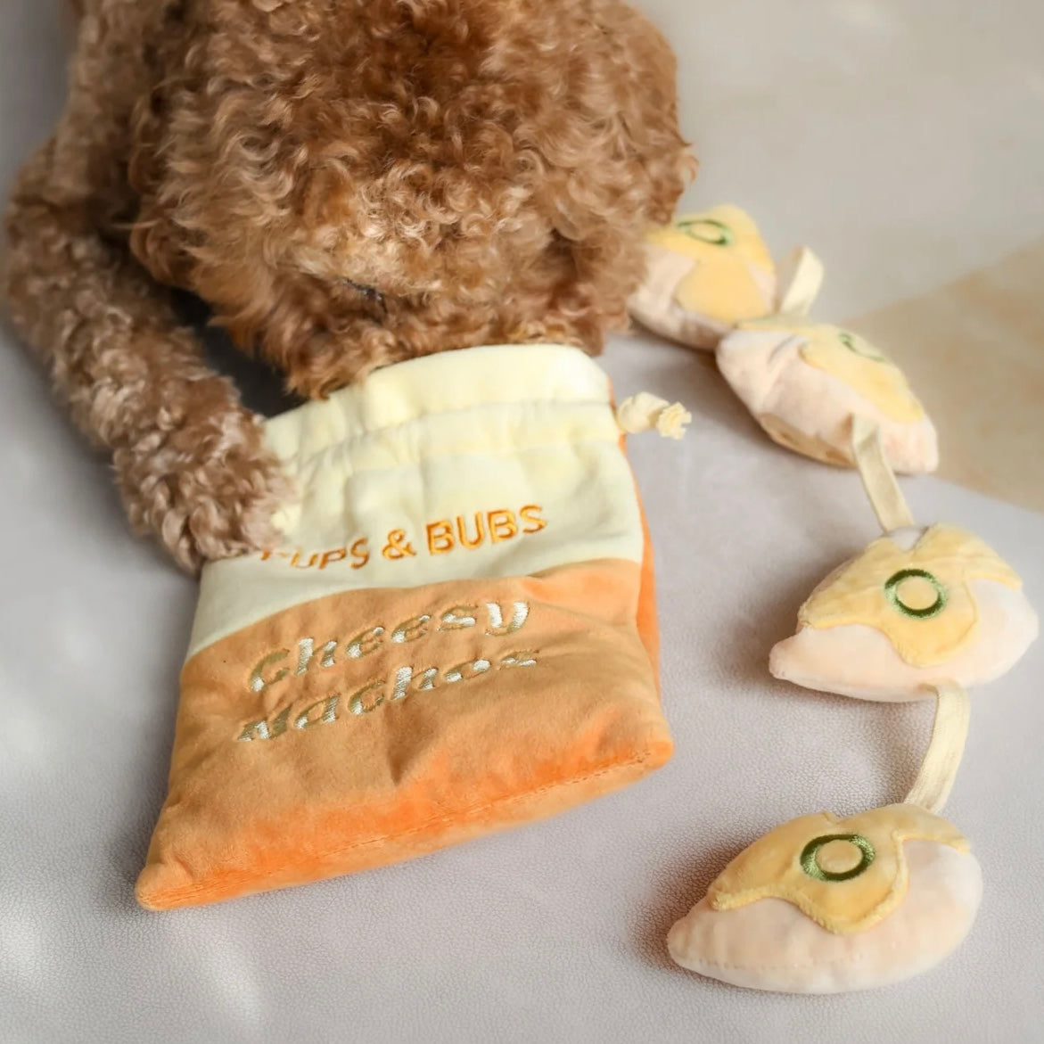 Cheesy Nachos Nosework Toy