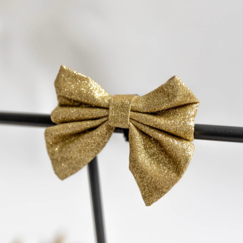 Dog Bow-Tie Golden glitter