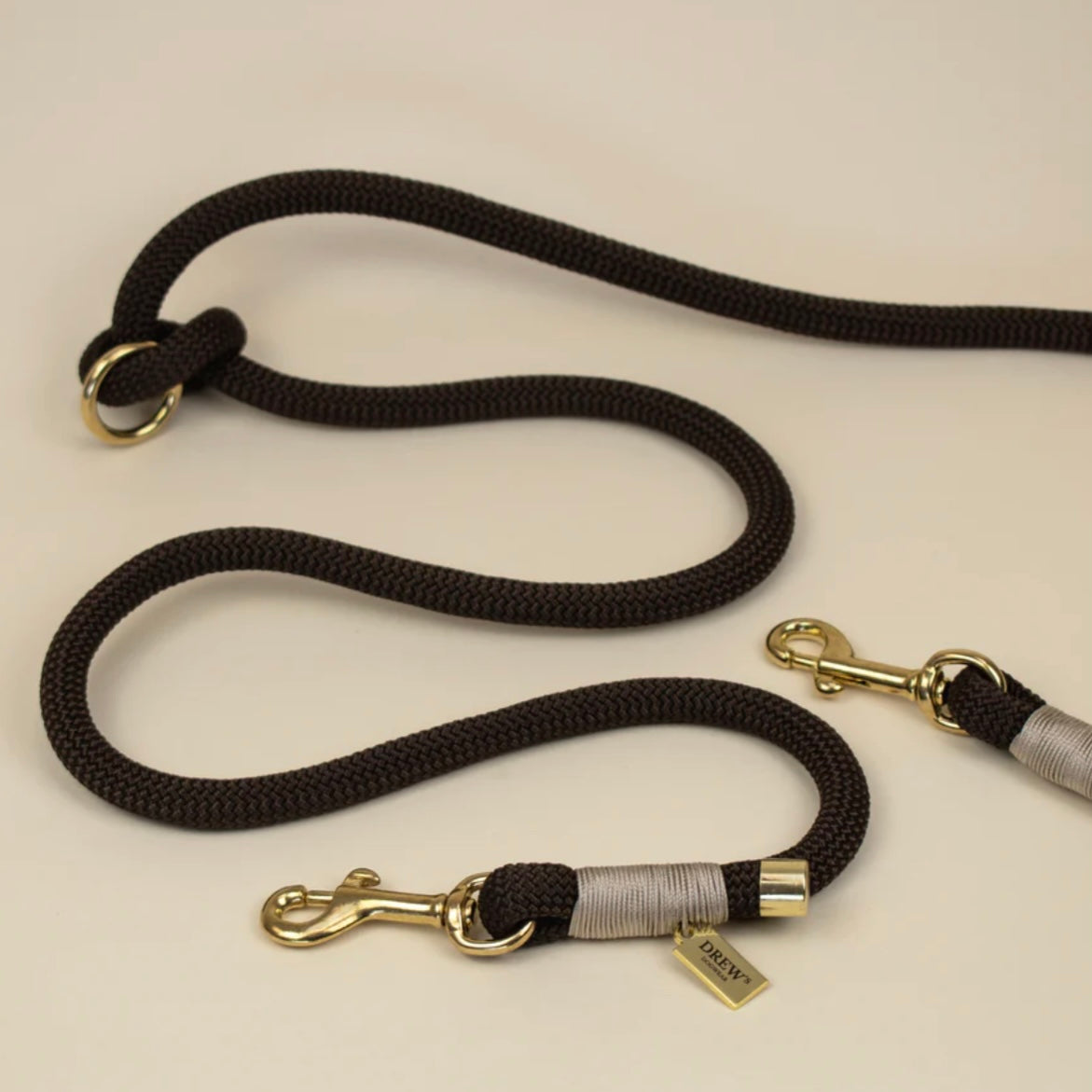 Dog Leash espresso brown