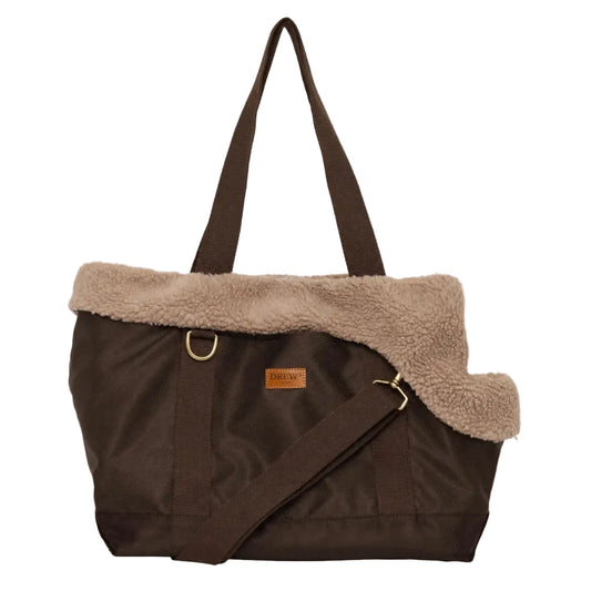 Cali Dog bag with teddy lining