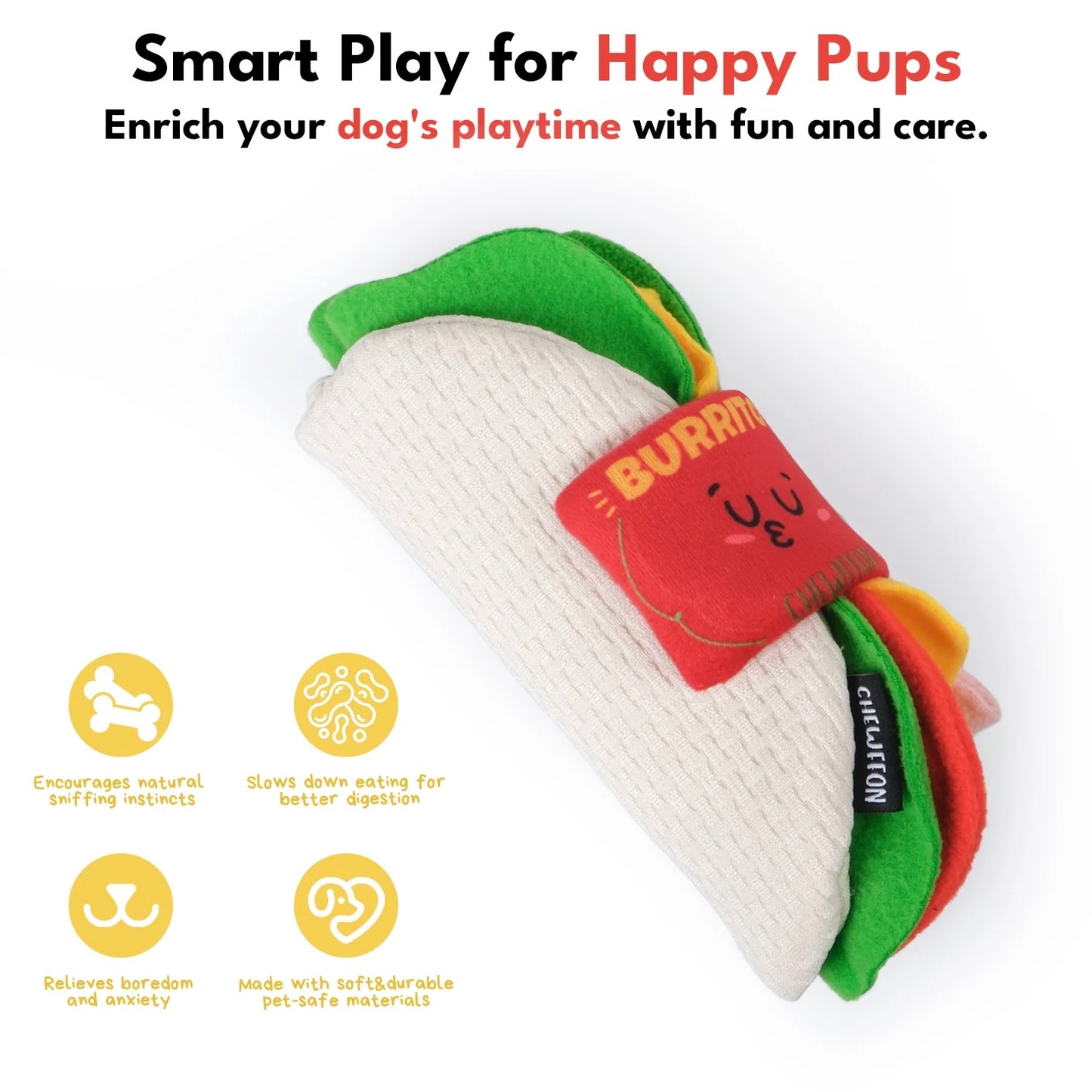 Burrito Snuffle Toy