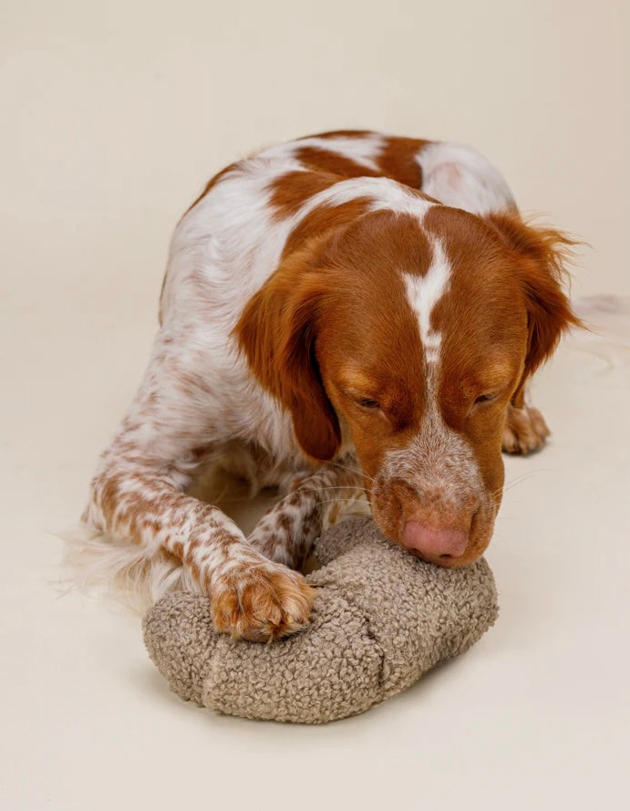 Enrichment plush dog toy CROISSANT