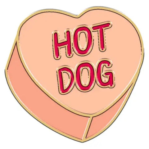 Collar charm Hot Dog