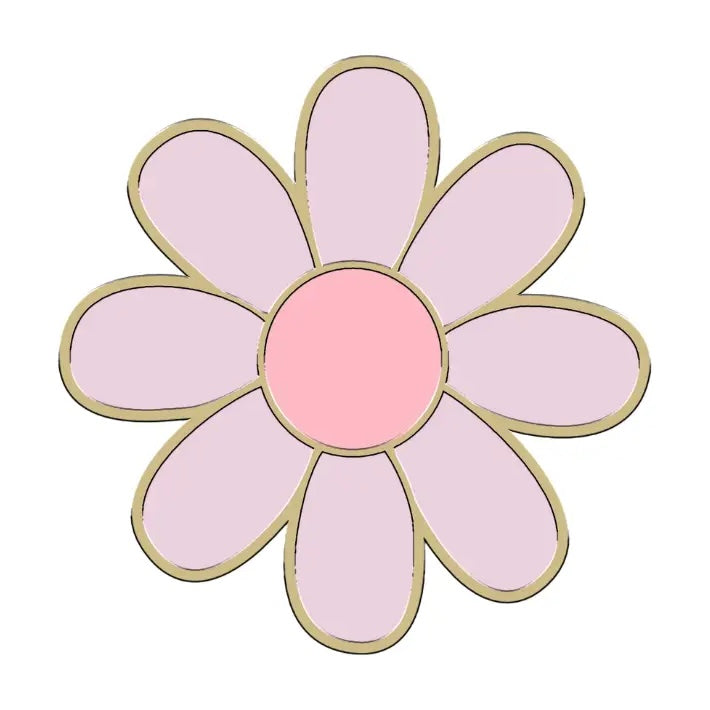 Collar charm Daisy pink
