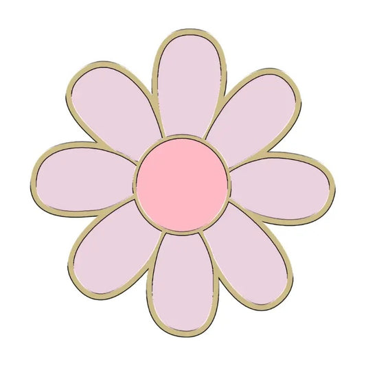Collar charm Daisy pink