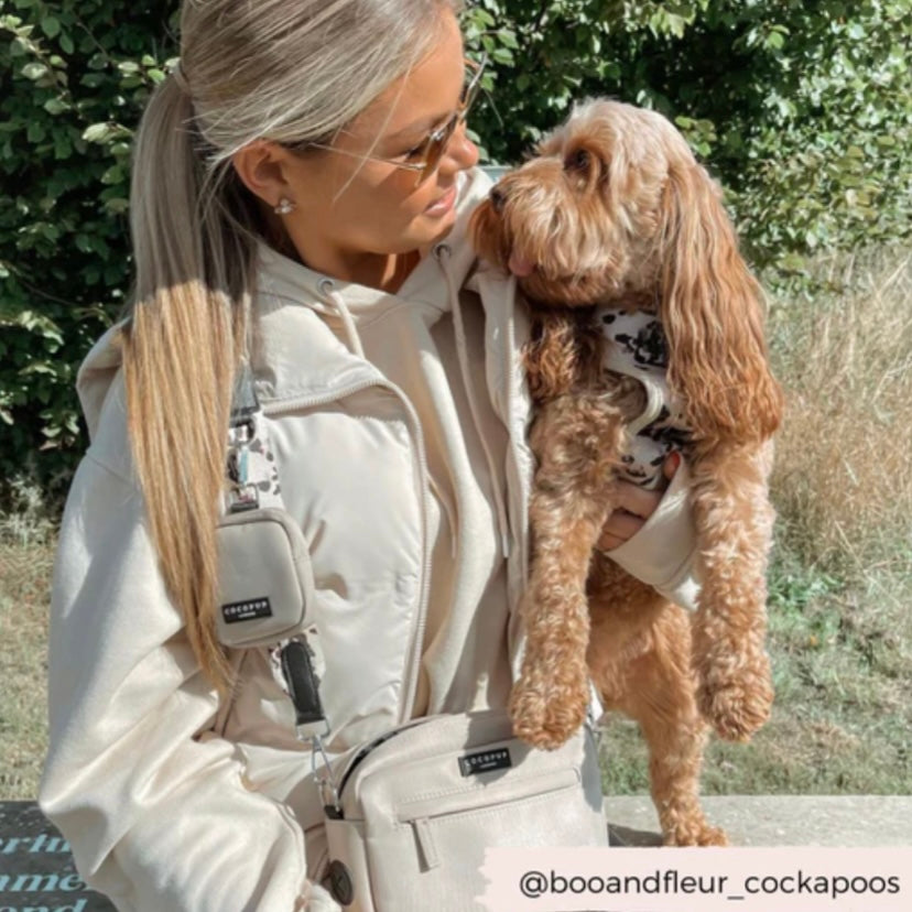 Dog Walking Bag - Caramel Latte