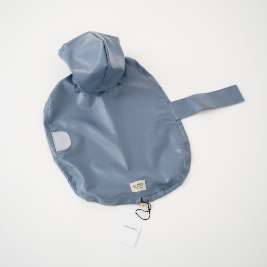 Dog Raincoat blue