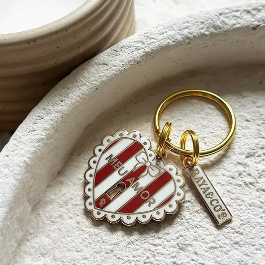 Meu Amor Rouge – Personalized Brass Dog ID Tag (Limited Edition)