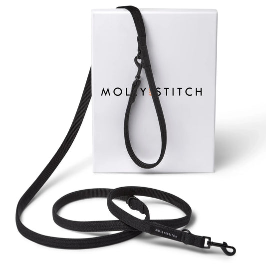 Soft rock adjustable leash Black