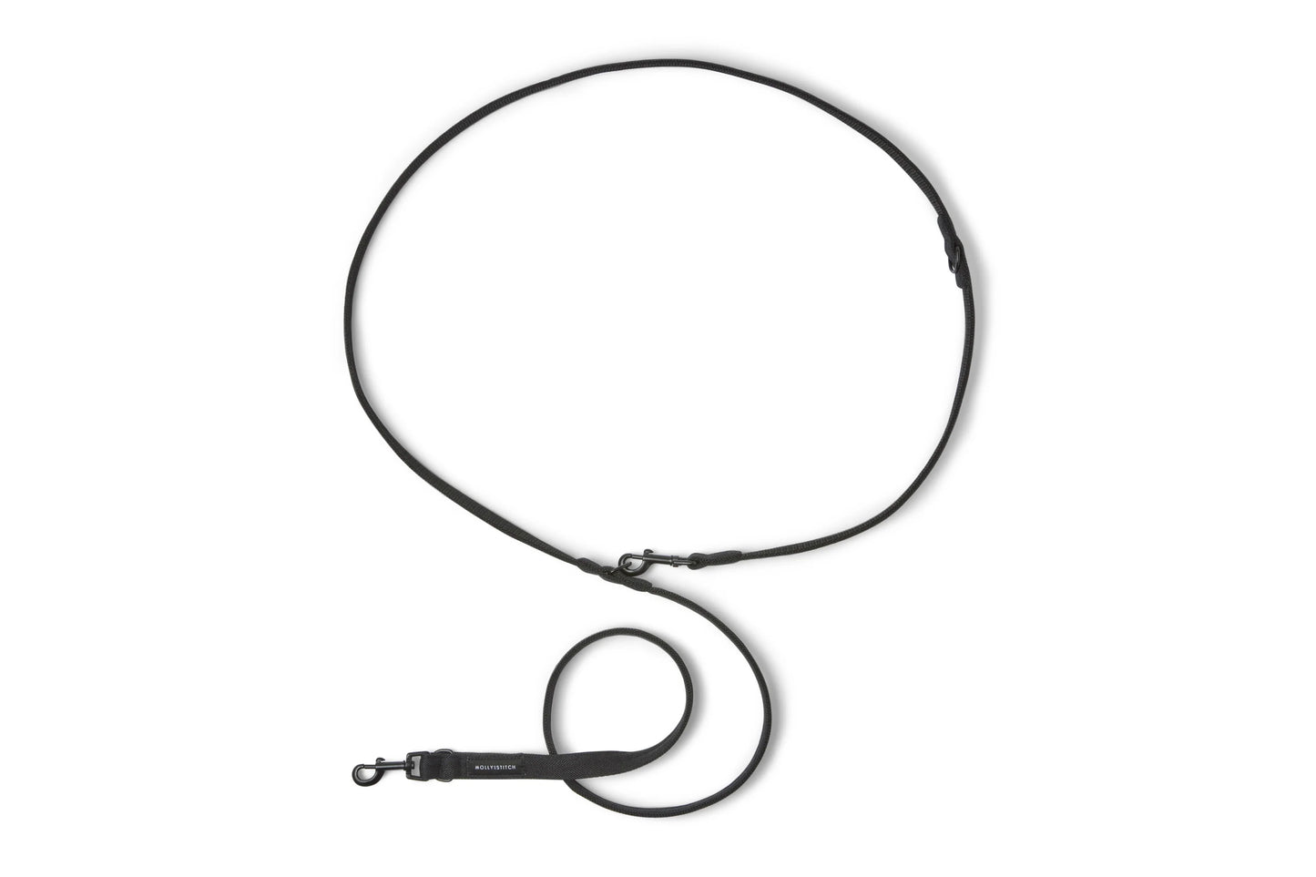 Soft rock adjustable leash Black